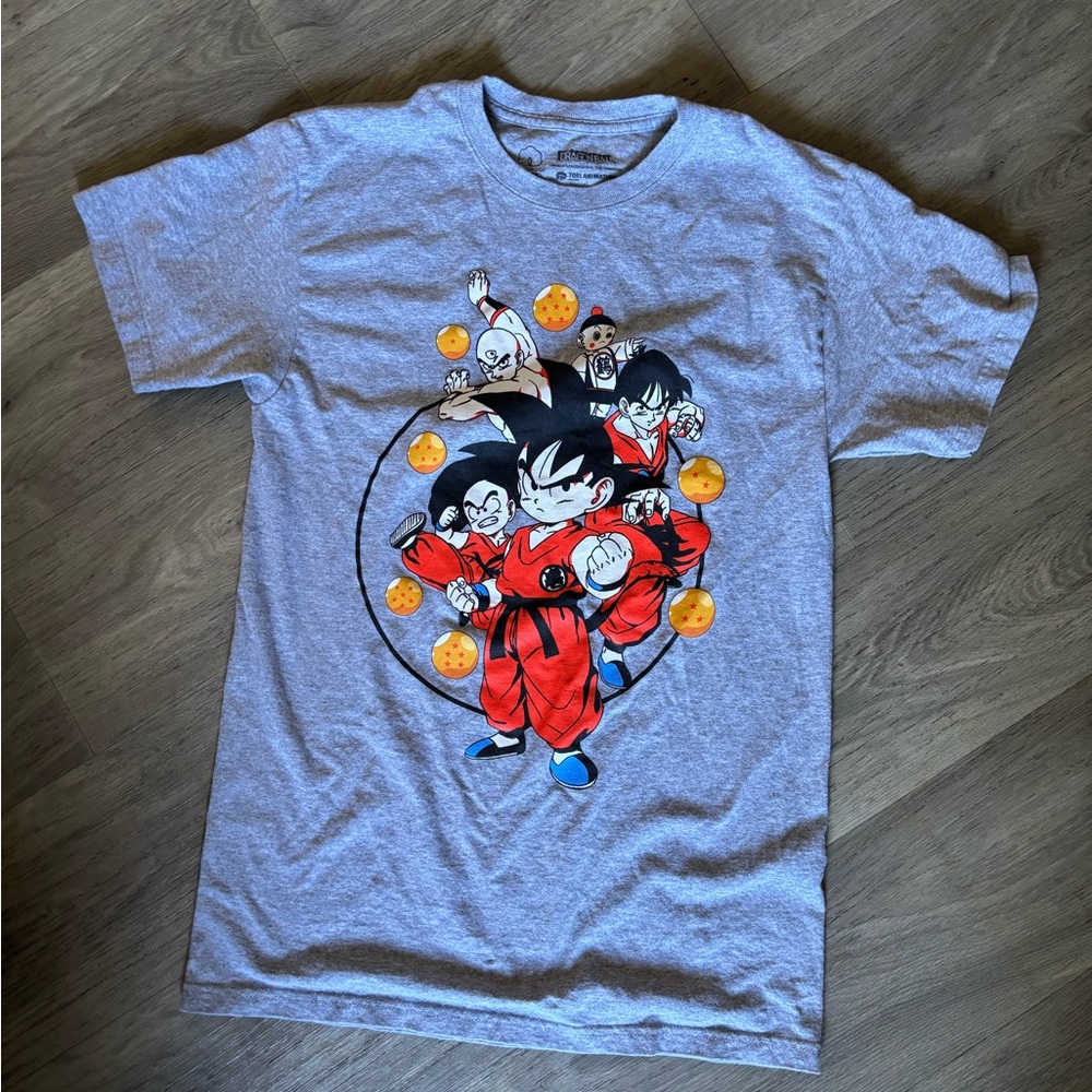 Dragon Ball Z mens Gray T-Shirt vintage size S